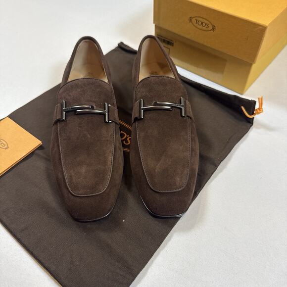 Tod’s MOCASSINO DOPPIA T FONDO CUOIO Loafers Size 7UK/8.5US New In Box MSRP $925 main image 8